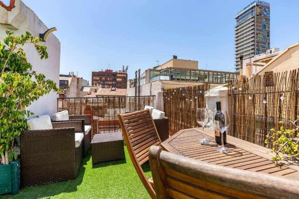 Dirdam Cascoantiguo -Roof Top -4 Min Playa Alicante Zewnętrze zdjęcie